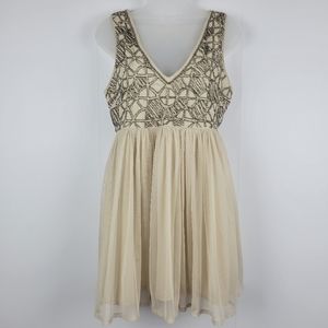 NWOT Forever 21 Beaded Dress M